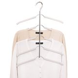3 Pack 5 in 1 antislip kleerhangers ruimtebesparende roestvrijstalen magische hangers zware dikke hanger kast organizer voor jas pakken shirt truien