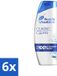 Head & Shoulders Classic Clean Shampoo - 6 x 400 ml