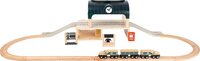 small foot - Train Station with Accessories - Wooden Toy Train Station with Accessories