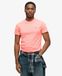 Superdry T-shirt Homme Logo Essential Brodé Corail Taille : M