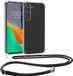 kwmobile hoesje geschikt voor Samsung Galaxy A56 5G - Hoesje met telefoonkoord - Back cover in transparant
