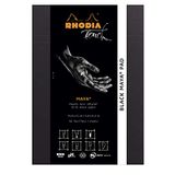 RHODIA TOUCH 116110C - Bloc Black Maya Pad - A5 - Effen - 50 Vellen - Clairefontaine Maya Zwart Papier 120 g/m²