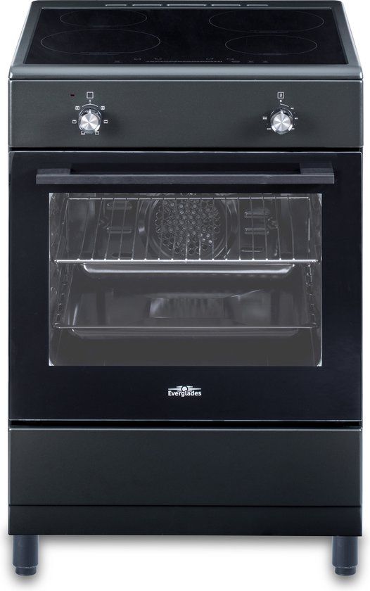Everglades EVCK6210 - Inductie Fornuis - Mat Zwart - 60CM - 5 Jaar Garantie
