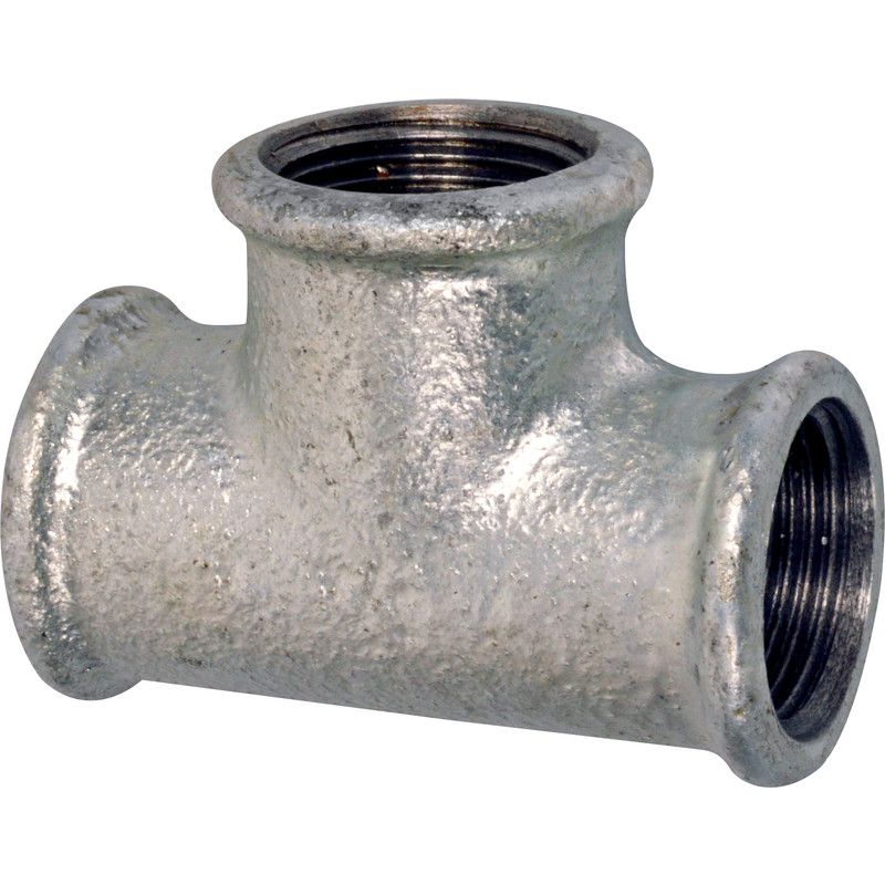T-stuk nr.130 verzinkt 1/2"
