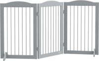 PawHut Huisdierpoort - Hout/Metaal - Grijs - 154x30x80cm