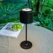 Markslöjd Lampe à poser portable Filo IP44 noir mat