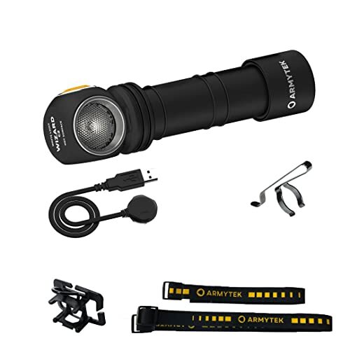 Armytek Nieuwe hoofdlamp Wizard C2 v4 koudwit 1200 lumen LED zaklamp magneet USB oplaadbaar