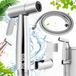 Ibenzoa® Verstelbare Roestvrij Stalen Handdouche Set voor Bidet en Badkamer met Explosiebestendige Slang