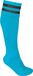 PROACT® Sportsokken Met Contraststrepen PA015 - Light Turquoise / Dark Grey - 39/42 EU