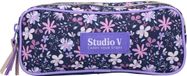 Merkloos Etui Studio V Flower Bomb Blauw