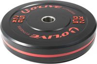 Olive Olympische Bumper Plate 25kg Zwart 25 kg