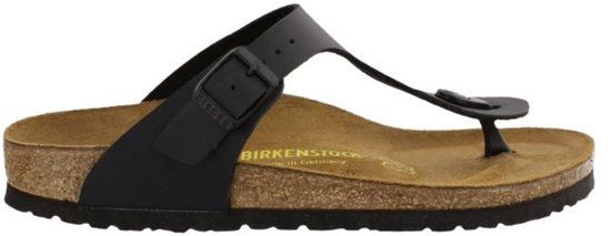 Birkenstock Gizeh Normaal Dames Slippers - Black - 4013871905752