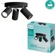 Philips LED Philips Idris Spot - Plafondspot - Spatwaterdicht IP44 - Zwart - 5W - Badkamerlamp - Drie lichtpunten