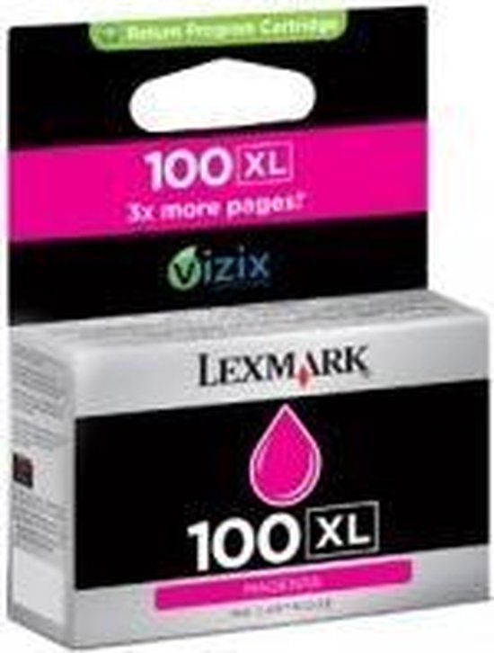 Lexmark 100XL Magenta High Yield Ink Cartridge