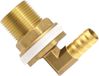 Shenzhen Haorui Industrial Technology Co., Ltd. Raccord de réservoir pour baril de pluie - avec raccord de tuyau et joints - 1 pièce - laiton