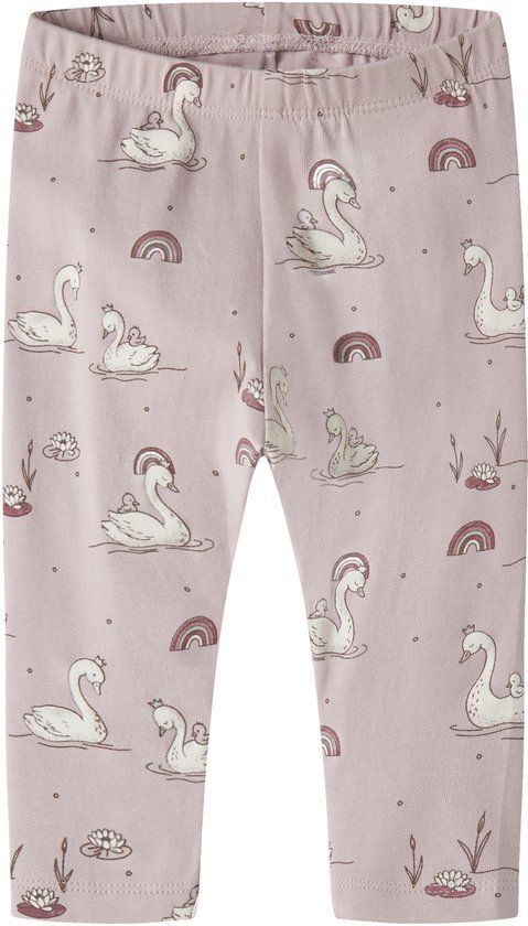 GUPPY BABY NAME IT - GBFLINNEA LEGGING - Baby - Leggings - Katoen/Elastaan - Maat 80 - Burnished Lilac
