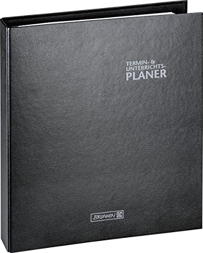 Brunnen 1075765903 Ringbuch-Kalender Lehrerkalender 2022/2023 - Zwart