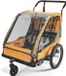 ApexArte® Remorque de vélo pour enfants - Remorque de vélo pour enfants - Poussette pour enfants - Orange