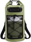 Wan GmbH Sac étanche - Sacs de natation PVC - Protection sports nautiques - Matériau léger - 20L - Vert