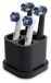 Porte-brosse à dents - Silicone - 4 brosses à dents - Noir