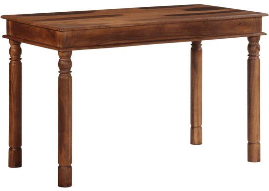 vidaXL Eettafel 120x60x77 cm massief acaciahout