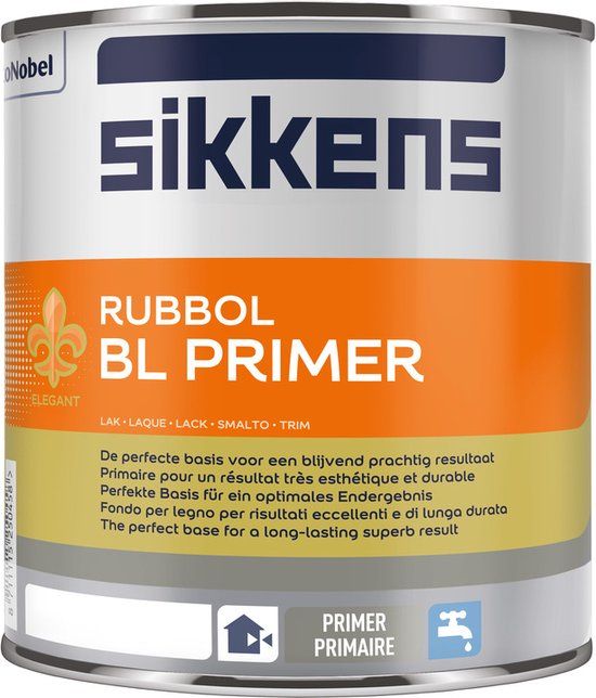 Sikkens Rubbol Primer Plus - 1 Liter - RAL 9001 - Grondverf