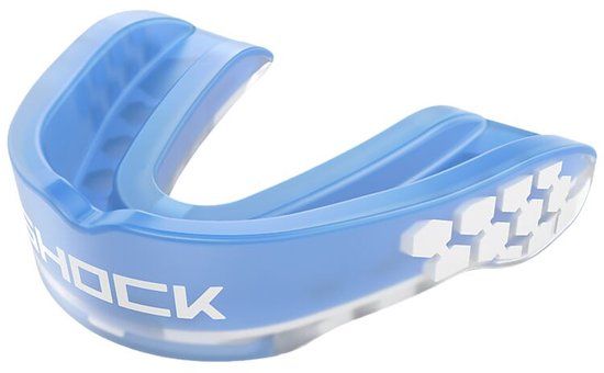 Shock Doctor Gel Max Power Mondbeschermer S Blauw/Wit/Multikleurig/Transparant