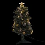 Feeric lights & Christmas Feeric lights and christmas Micro fiber kunst kerstboom - H90 cm - Groen