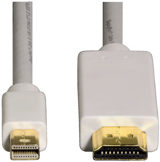 Hama Mini DisplayPort naar HDMI-adapter, 1,5 m, wit