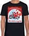 Bellatio Decorations Fout Kerstshirt / t-shirt - Christmas dreams hot chicks on my bike - motorliefhebber / motorrijder / motor fan zwart voor heren - kerstkleding / kerst outfit S