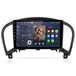 Nissan 6+128 Go Autoradio pour Nissan Juke 2010-2014, avec navigation GPS, 4G, Bluetooth, RDS, DSP, FM, USB et processeur 8 cœurs