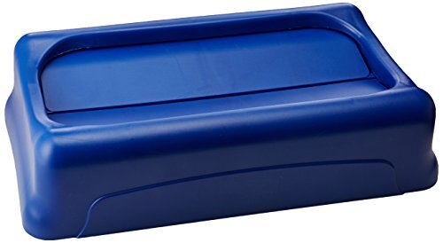 Rubbermaid Rubbermaid Slim Jim dekseleenheid voor recycling station voor flessen, blauw, 1