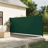 vidaXL - Windscherm - uittrekbaar - 180x500 cm - donkergroen