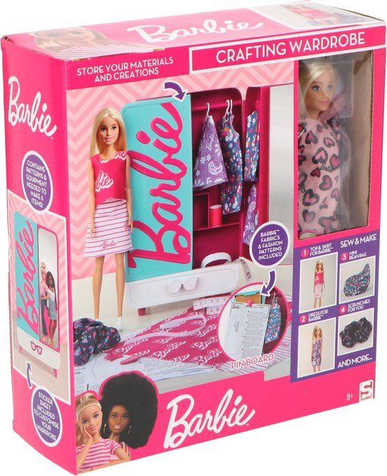 Barbie Draaidesign Ontwerper - Met pop - 30 cm
