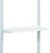 Treston Legbord staal met haken M750 t/m M1350 TED Wit, Grijs 890 mm