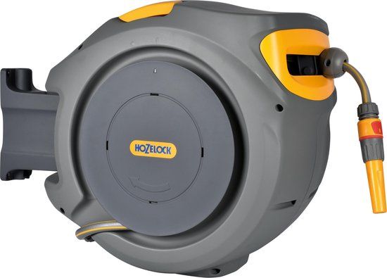 Hozelock Auto Reel 20 m Wandslangenbox - Grijs/Geel
