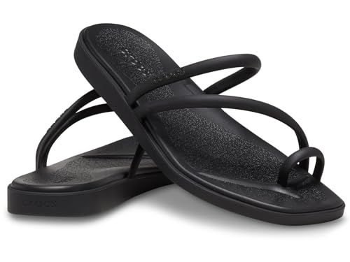 Crocs Miami Toe Loop Sandalen Zwart EU 38-39 Vrouw