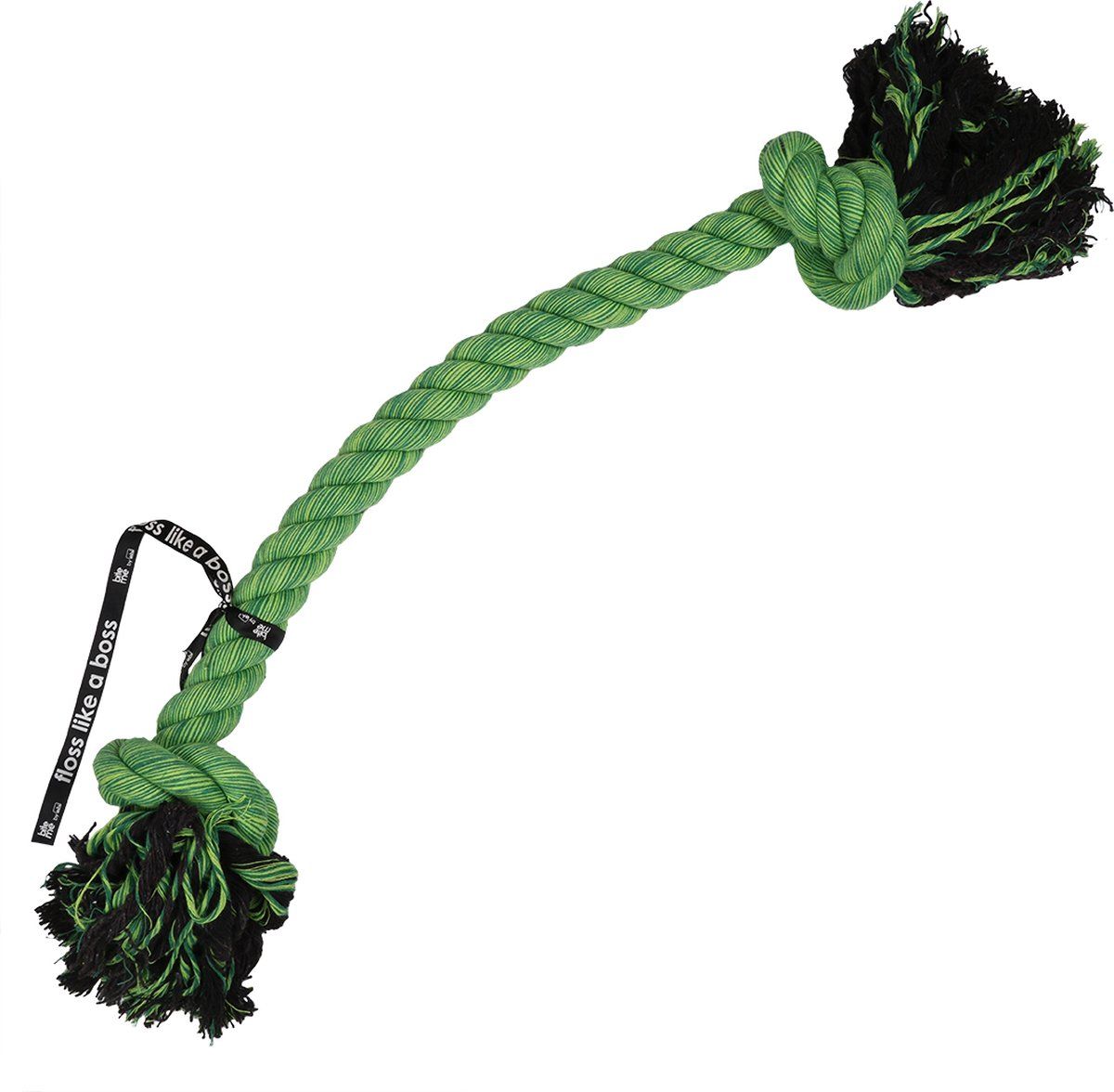 Laroy Group Do You Even Floss Dawg Speeltouw 2 Knopen 95 cm Groen