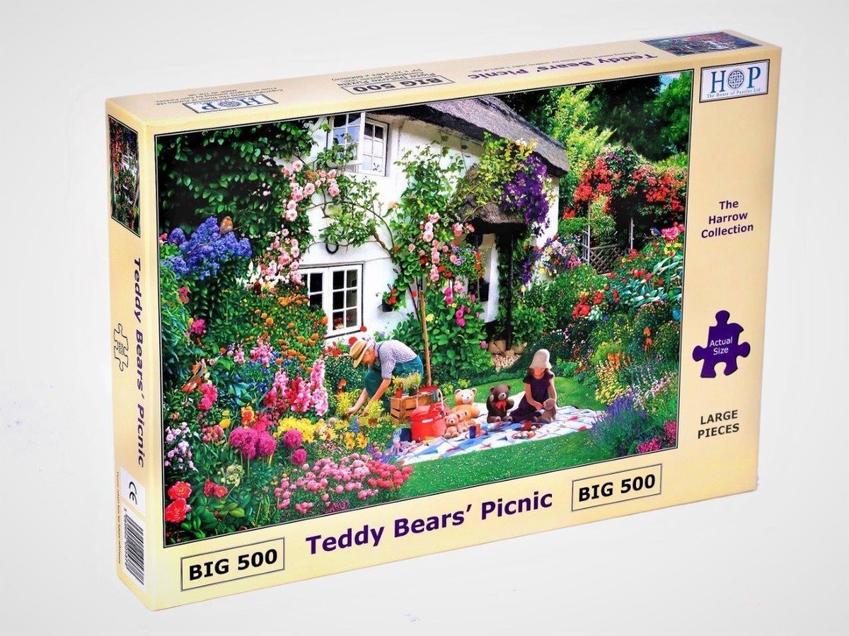 House Of Puzzles Teddy Bears' Picnic Puzzel 500 XL Stukjes