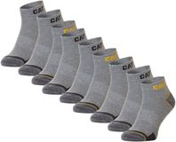 Caterpillar CAT Enkelsokken Heren Work Sneakers 9-paar Korte Werksokken Grijs - Maat 39-42