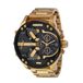 Diesel Mr. Daddy 2.0 Herenhorloge Goudkleurig Roestvrij Staal