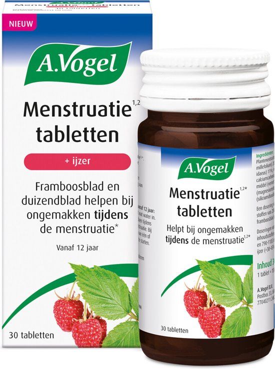 A. Vogel Menstruatietabletten - 30 tabletten