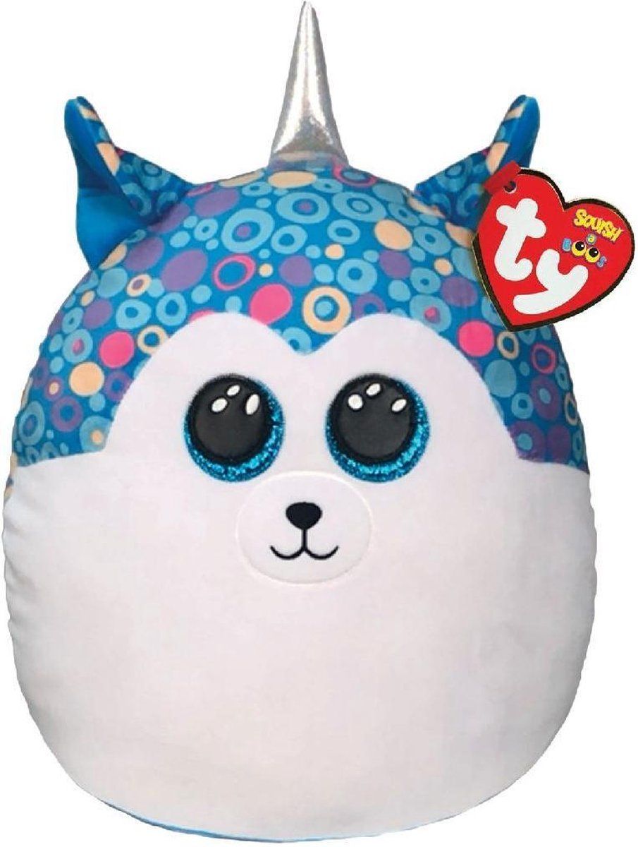 TY Squish a Boo - Husky Helena - 31 CM