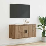 VidaXL Meuble TV mural 80 x 34,5 x 40 cm bois de particules