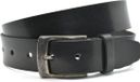 Timbelt Leren Riem voor Dames en Heren - Breedte 4 cm - Riem Echt Leer - Zwart