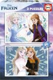 EDUCA - Puzzel - Frozen - 2 x 20 stukjes - Legpuzzel voor kinderen