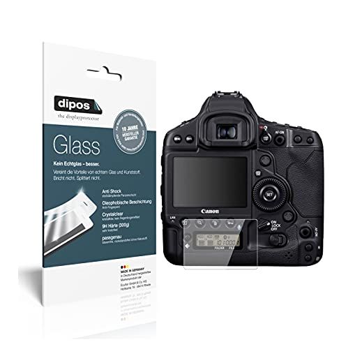 dipos I 9H pantserfolie, compatibel met Canon EOS 1D, beschermfolie, displayfolie