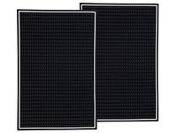 Highball & Chaser Premium Bar Mat 18 "x 12" 1 cm Dikke Duurzame en Stijlvolle Service Bar Mat voor morsen, Bars, Restaurants, Counter Top Schotel Droogmat, Glas Droogmat
