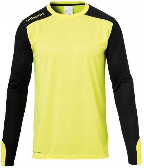 Uhlsport Tower Keepersshirt Geel-Zwart - Maat 128