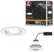 Paulmann Lampe encastrable LED Nova Plus Coin orientable IP65 ronde 6W 470lm 2700K Blanc mat